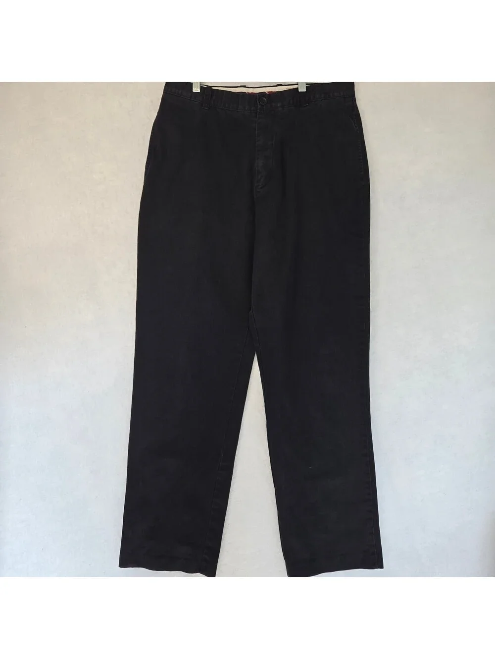 J.Crew Essential Chino Pants Men's 34x33 Navy Blue Straight Leg Cotton Casual